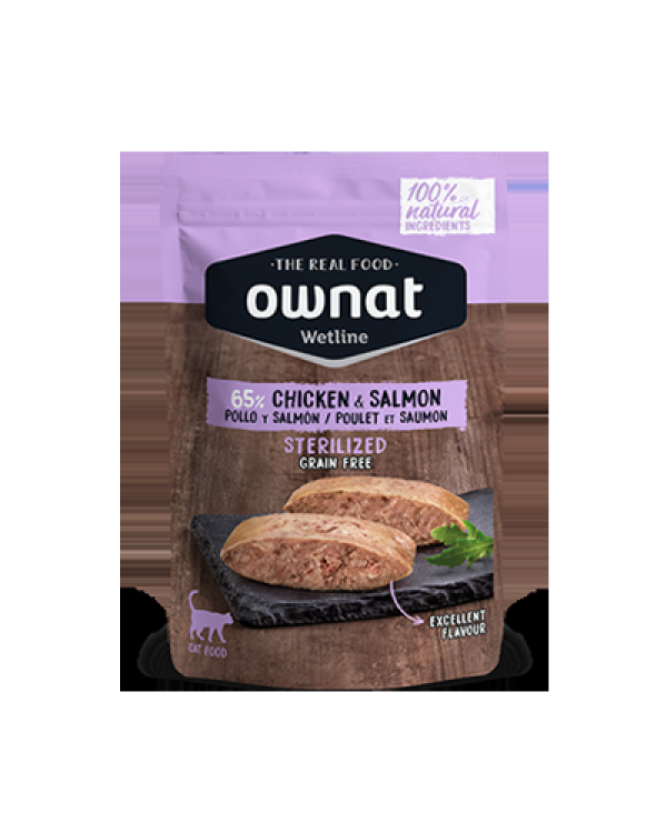 Ownat wetline sterilized pollo y salmon