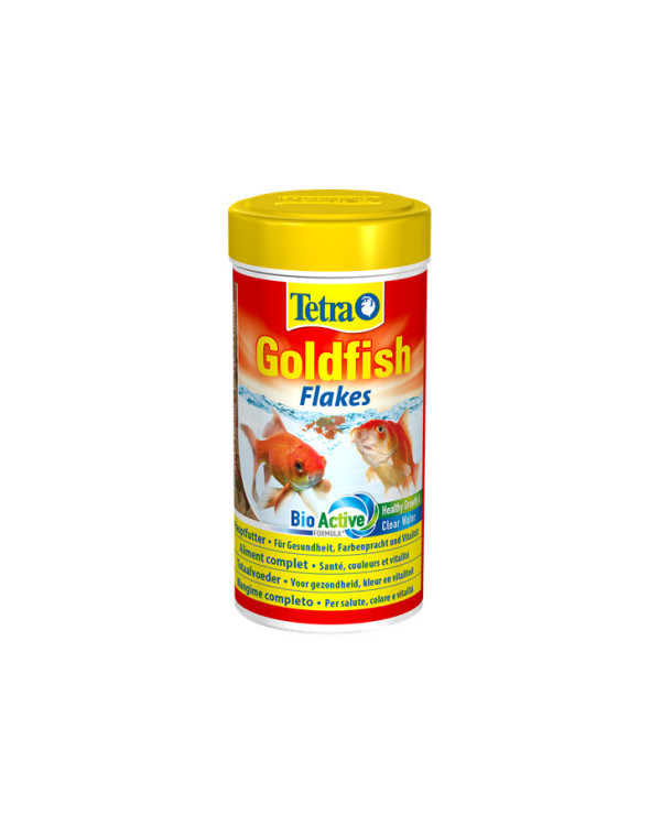 Tetra goldfish flakes