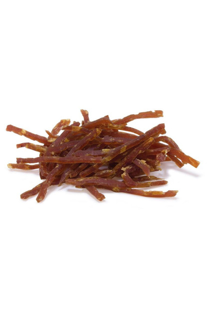 Tiras de pato y camarones