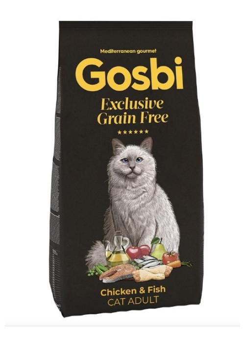 Gosbi Grain Free de pescao y pollo adultos